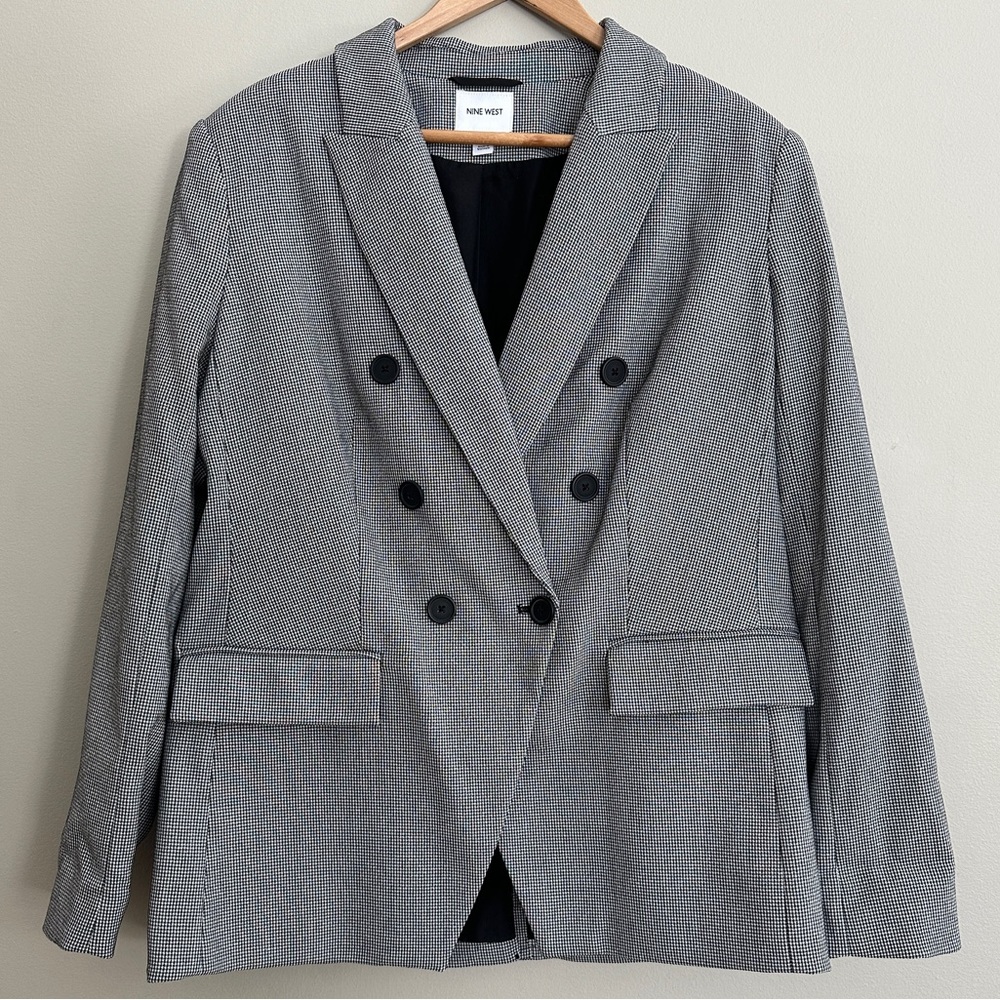Nine West Tweed Blazer Large
